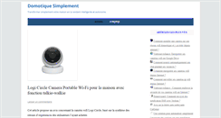 Desktop Screenshot of domotique-simplement.com